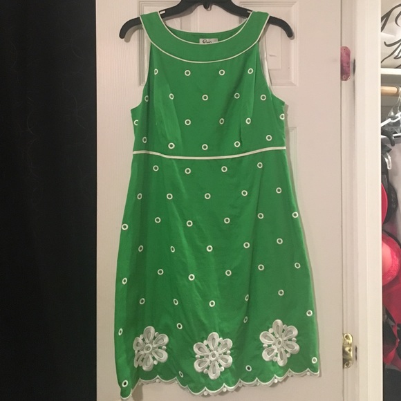 Green Lily Pulitzer dress size 8: PRICE REDUCED