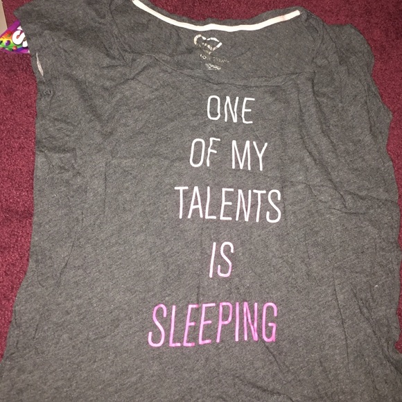 " One of my talents is sleeping" Tee - Picture 1 of 2