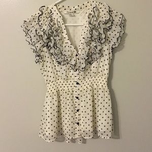 Polk a dot blouse