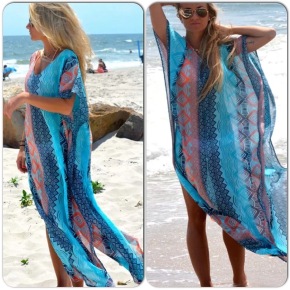 Beach Cover Up/Kaftan - Picture 3 of 10