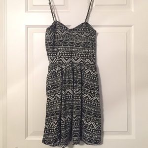 Aztec Print Dress