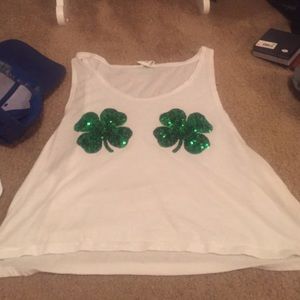 PINK St pattys tank