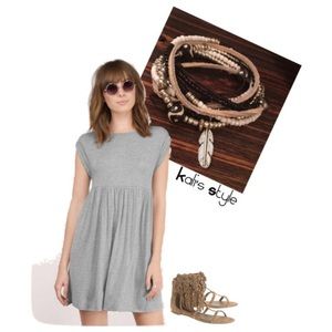 Double Wrap Leather bracelet