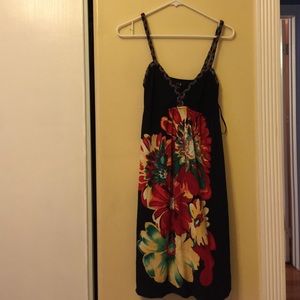 Strappy floral dress