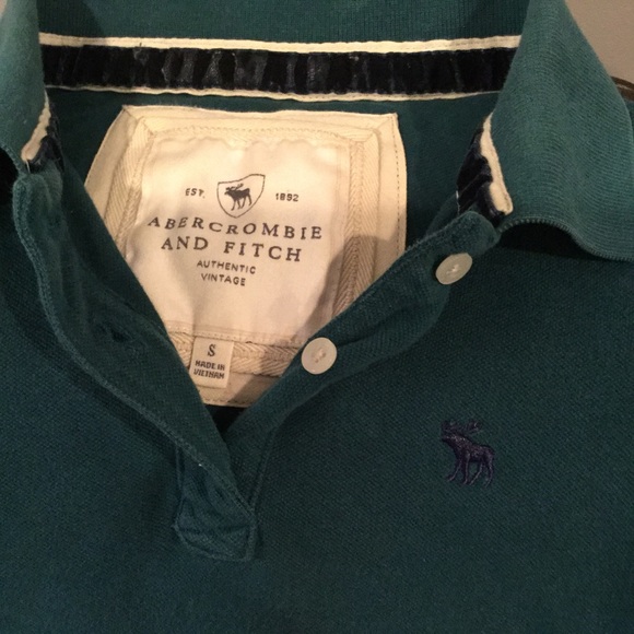 Abercrombie & Fitch Fitted Polo Top
