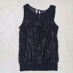 🚫Sold!🚫 Black sleeveless dress top