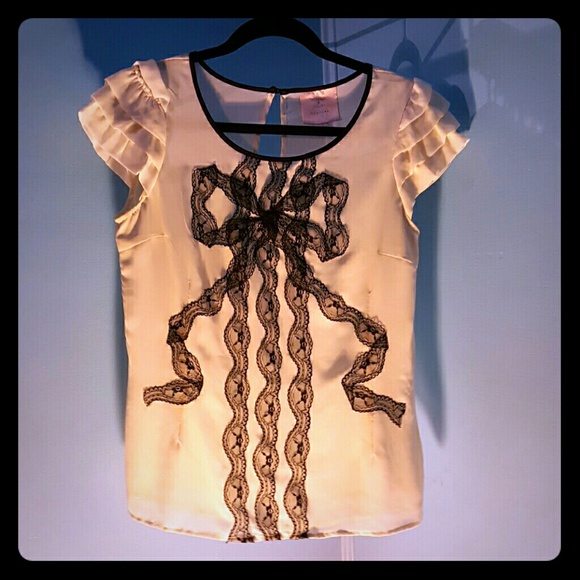 Lace Bow Blouse Romeo & Juliet