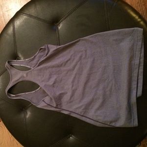 Beautiful light gray Lululemon Racerback top