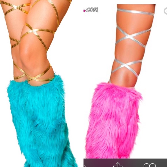 Metallic leg wraps