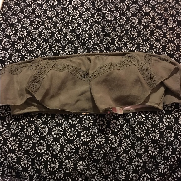 VS Flounce Bandeau Bikini Top
