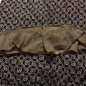 VS Flounce Bandeau Bikini Top