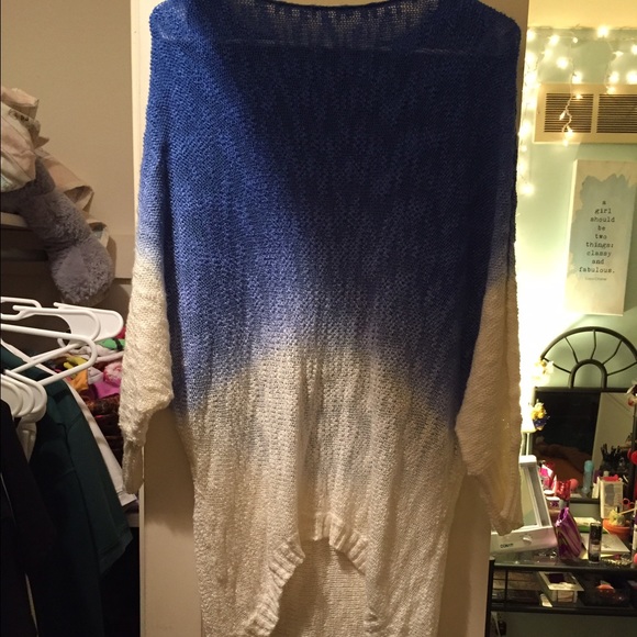 Blue ombré sweater dress - Picture 1 of 1