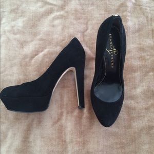 Ivanka Trump Narina suede platform pumps  8