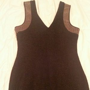 WORN TWICE BLACK TEXTURED cocktail dress
