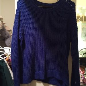 Cobalt blue sweater