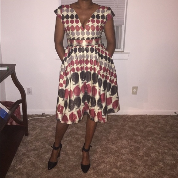 Ankara Flared Dress