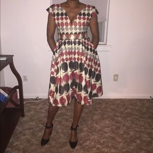 Ankara Flared Dress