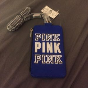 RARE Victoria secret PINK lanyard/ wallet