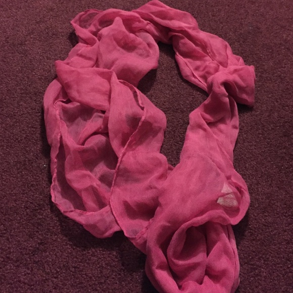 Pink scarf