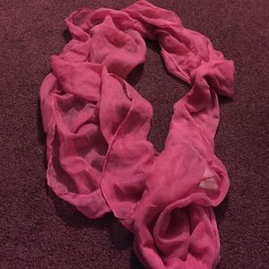 Pink scarf