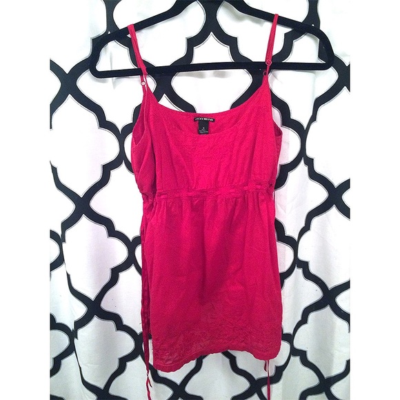 Lucky brand Red adjustable spaghetti strap top - Picture 1 of 4