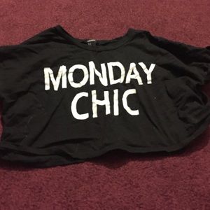 "Monday Chic" crop top