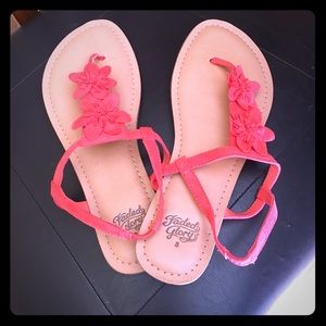 🌺Summery Coral Sandals🌺