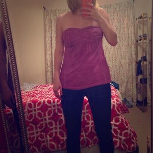 Purple ae tube top
