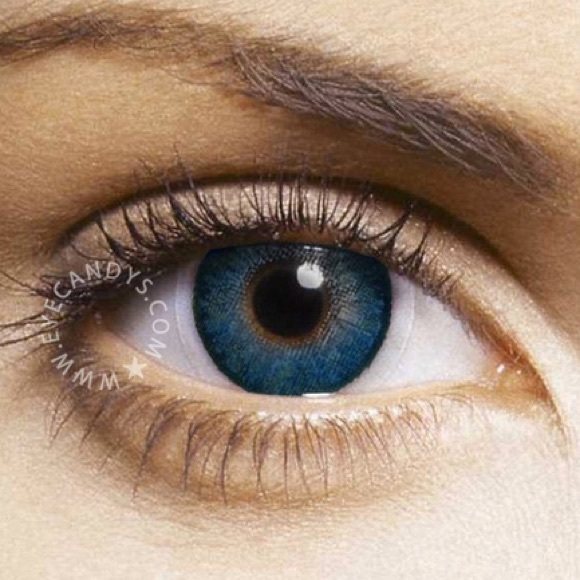 True Sapphire colored lenses