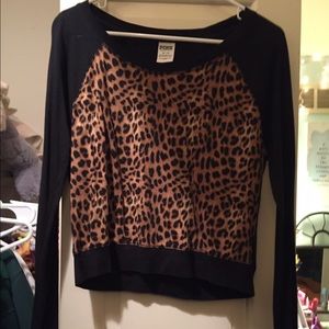 PINK cheetah print shirt