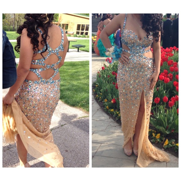 Prom ball gown.