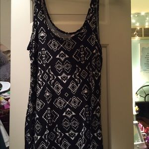 Black and white tank