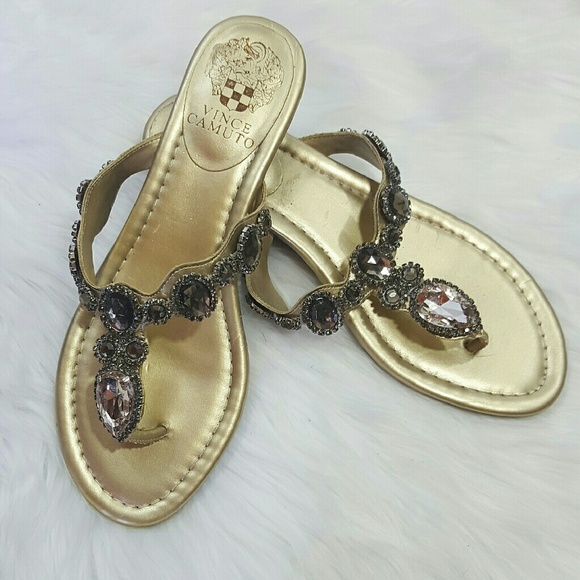 SOLD!!! Vince Camuto Jeweled Sandals