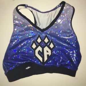Cheer athletics sports bra