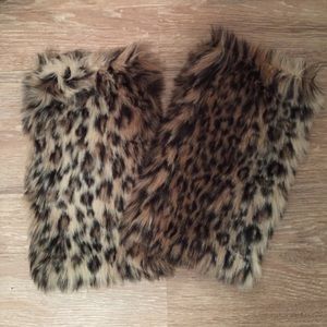 Fuzzy Furry Rave Coachella boot covers