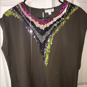Cute sequined blouse