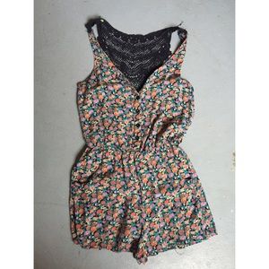 Forever 21 floral romper