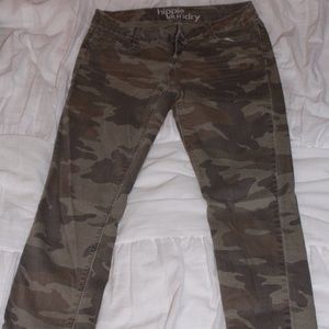 Camo Skinny Jeans WORN ONCE
