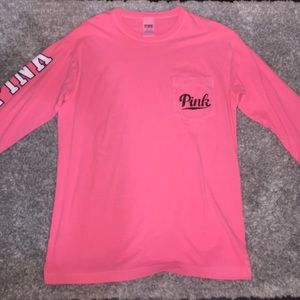 PINK long sleeve shirt size xs