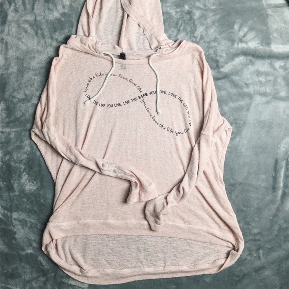 infinity pink hoodie highlow