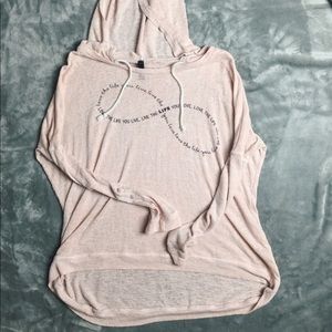 infinity pink hoodie highlow