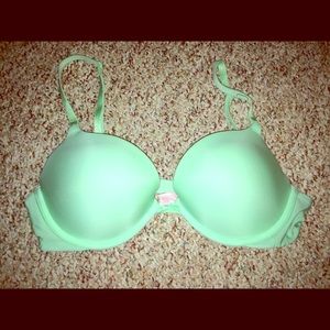 Cute Mint Green Push Up Bra
