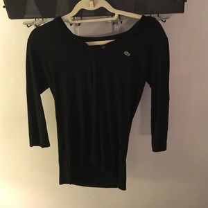 Black top from Lacoste- small