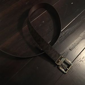 Michael Kors signature/Brown reversible belt