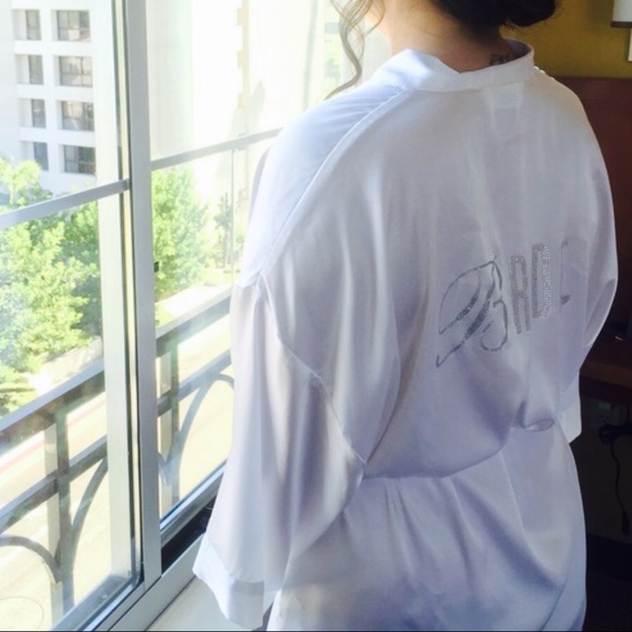 Victoria secret bride silk robe - Picture 2 of 4