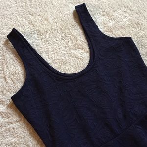 Navy Blue Skater Dress