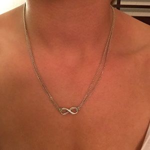 Tiffany & Co. Infinity Double Chain Necklace