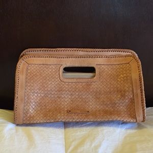 Cloe Large Leather Clutch/Purse. Used ONCE.