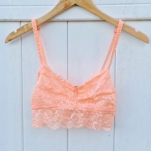 SALE!! Peach Lace Bralette