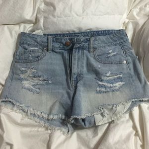 American Eagle High waisted Denim Shorts